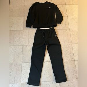 Black sweatsuit
